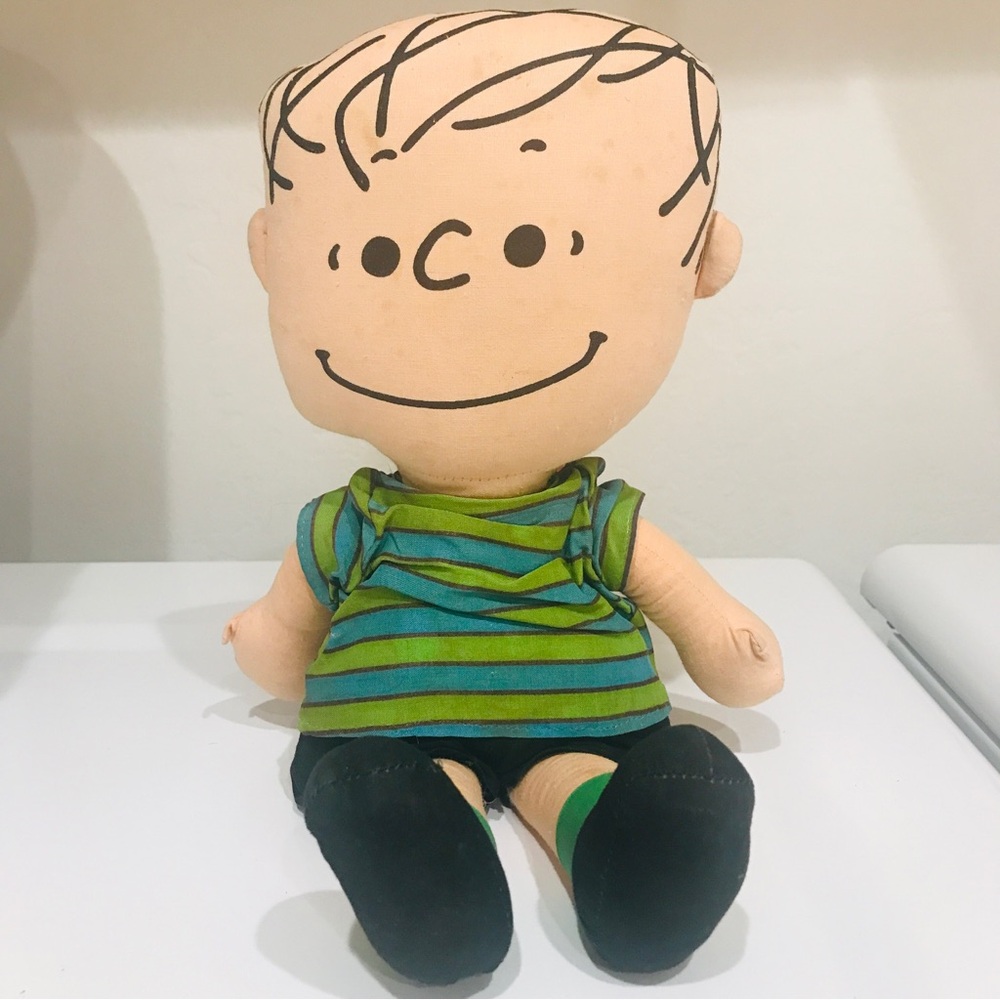 Vintage Peanuts Linus Plush Doll United Syndicate 1952